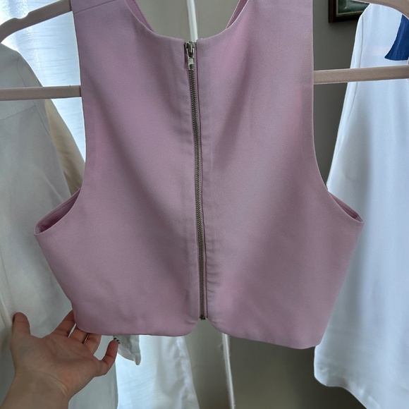 Zip Back Crop Top - Picture 6 of 13